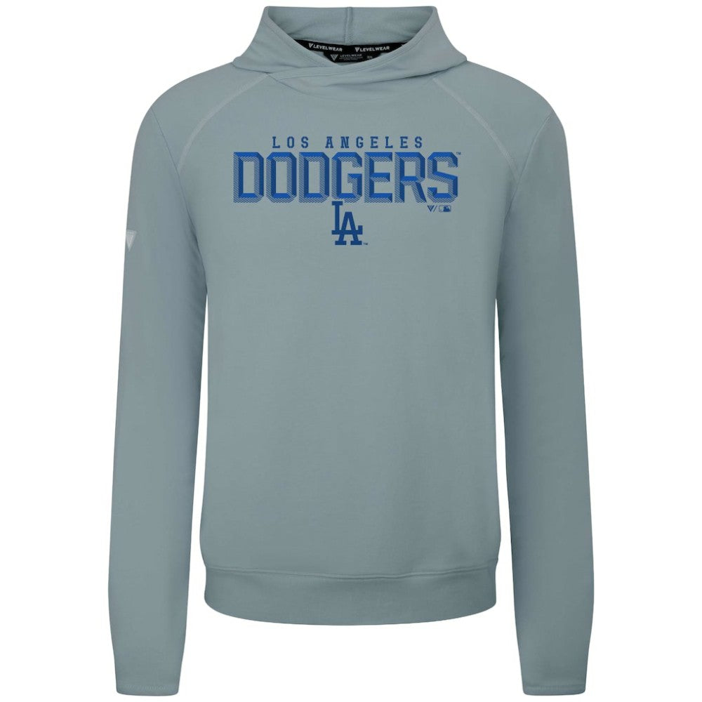 Los Angeles Dodgers Levelwear Mandate Carve Tri-Blend Hoodie - Gray - MLB on Sale