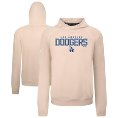 Los Angeles Dodgers Levelwear Mandate Carve Tri-Blend Hoodie - Khaki - MLB Discount