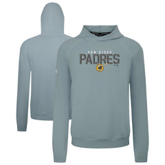 San Diego Padres Levelwear Mandate Carve Tri-Blend Hoodie - Gray - MLB Sale