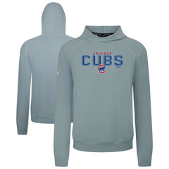 Chicago Cubs Levelwear Mandate Carve Tri-Blend Hoodie - Gray - MLB on Sale