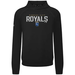 Kansas City Royals Levelwear Mandate Carve Tri-Blend Hoodie - Black - MLB Sale