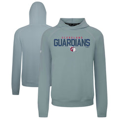 Cleveland Guardians Levelwear Mandate Carve Tri-Blend Hoodie - Gray - MLB Lifestyle