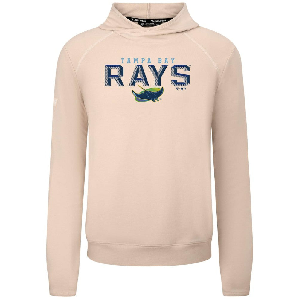 Tampa Bay Rays Levelwear Mandate Carve Tri-Blend Hoodie - Khaki - MLB Online