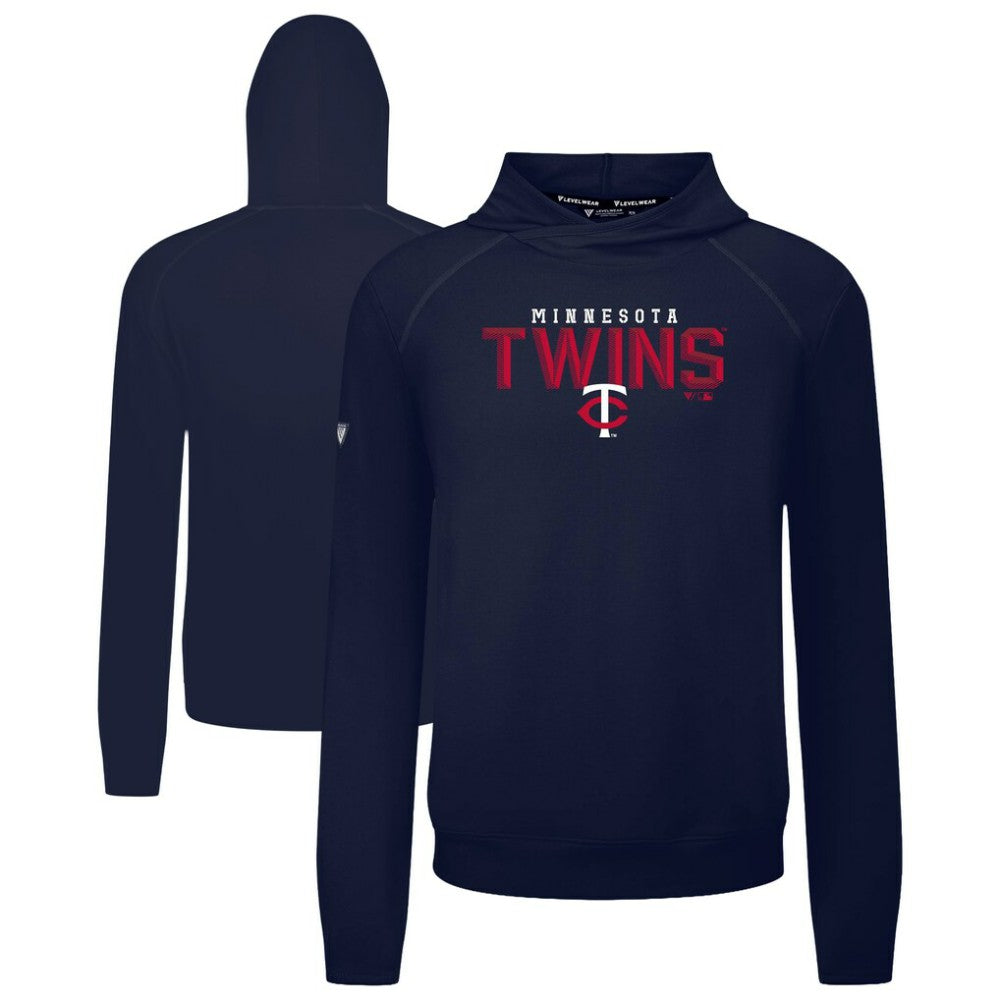 Minnesota Twins Levelwear Mandate Carve Tri-Blend Hoodie - Navy - MLB Online