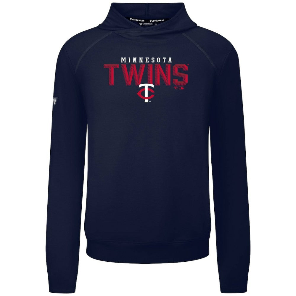 Minnesota Twins Levelwear Mandate Carve Tri-Blend Hoodie - Navy - MLB Online