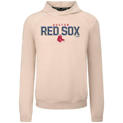 Boston Red Sox Levelwear Mandate Carve Tri-Blend Hoodie - Khaki - MLB on Sale
