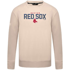 Boston Red Sox Levelwear Mandate Carve Tri-Blend Sweatshirt - Khaki - MLB Online