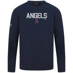 Los Angeles Angels Levelwear Mandate Carve Tri-Blend Sweatshirt - Navy - MLB Discount