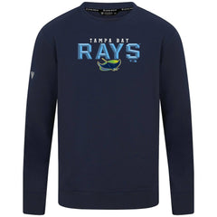 Tampa Bay Rays Levelwear Mandate Carve Tri-Blend Sweatshirt - Navy - MLB on Sale