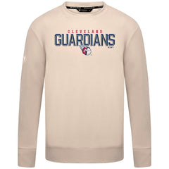 Cleveland Guardians Levelwear Mandate Carve Tri-Blend Sweatshirt - Khaki - MLB Discount