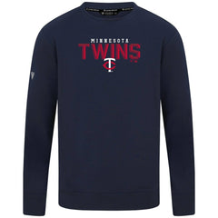 Minnesota Twins Levelwear Mandate Carve Tri-Blend Sweatshirt - Navy - MLB Discount