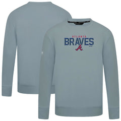 Atlanta Braves Levelwear Mandate Carve Tri-Blend Sweatshirt - Gray - MLB Online