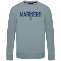 Seattle Mariners Levelwear Mandate Carve Tri-Blend Sweatshirt - Gray - MLB Discount