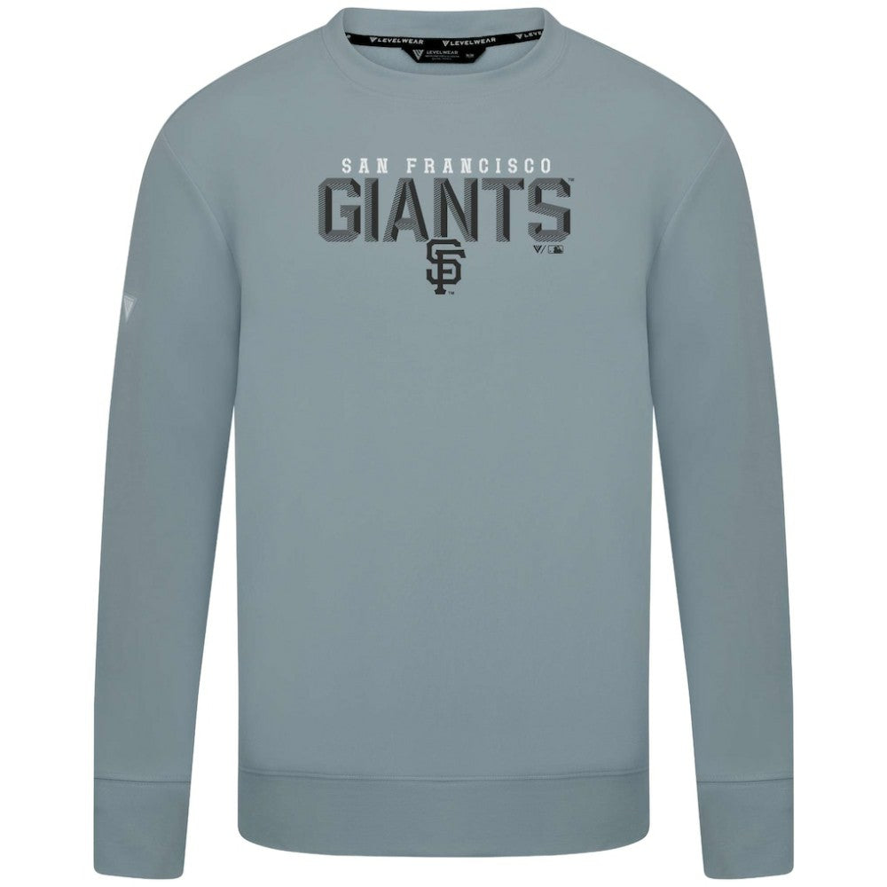 San Francisco Giants Levelwear Mandate Carve Tri-Blend Sweatshirt - Gray - MLB Sale