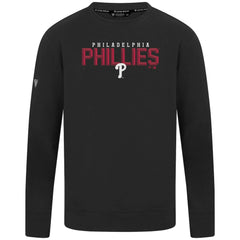 Philadelphia Phillies Levelwear Mandate Carve Tri-Blend Sweatshirt - Black - MLB Online