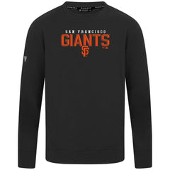 San Francisco Giants Levelwear Mandate Carve Tri-Blend Sweatshirt - Black - MLB Lifestyle