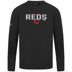 Cincinnati Reds Levelwear Mandate Carve Tri-Blend Sweatshirt - Black - MLB Online