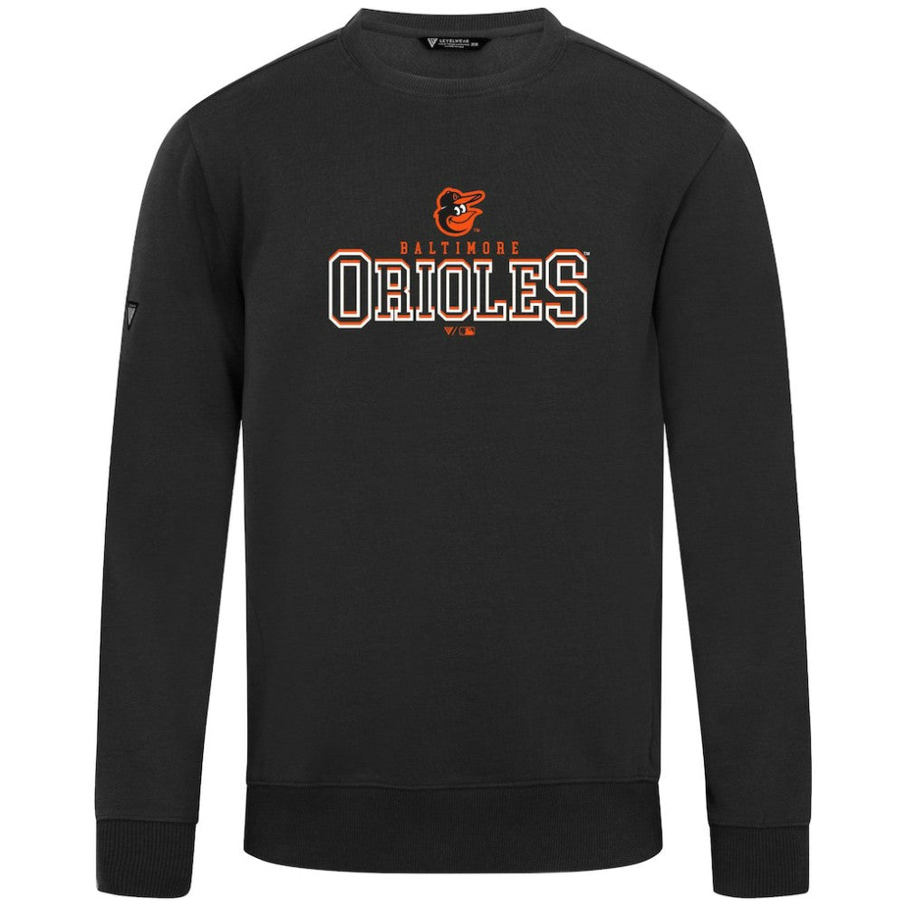 Baltimore Orioles Levelwear Zane Journey Sweatshirt - Black - MLB Lifestyle