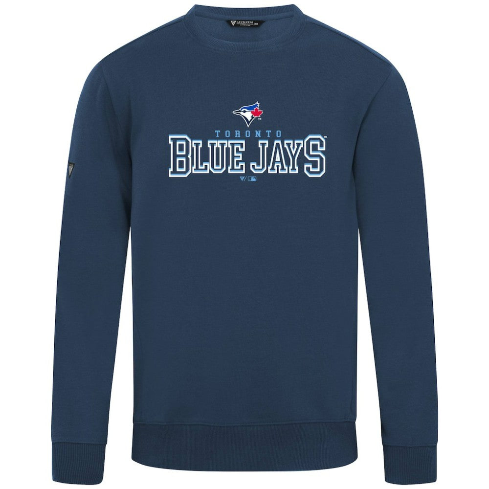 Toronto Blue Jays Levelwear Zane Journey Sweatshirt - Navy - MLB Lifestyle