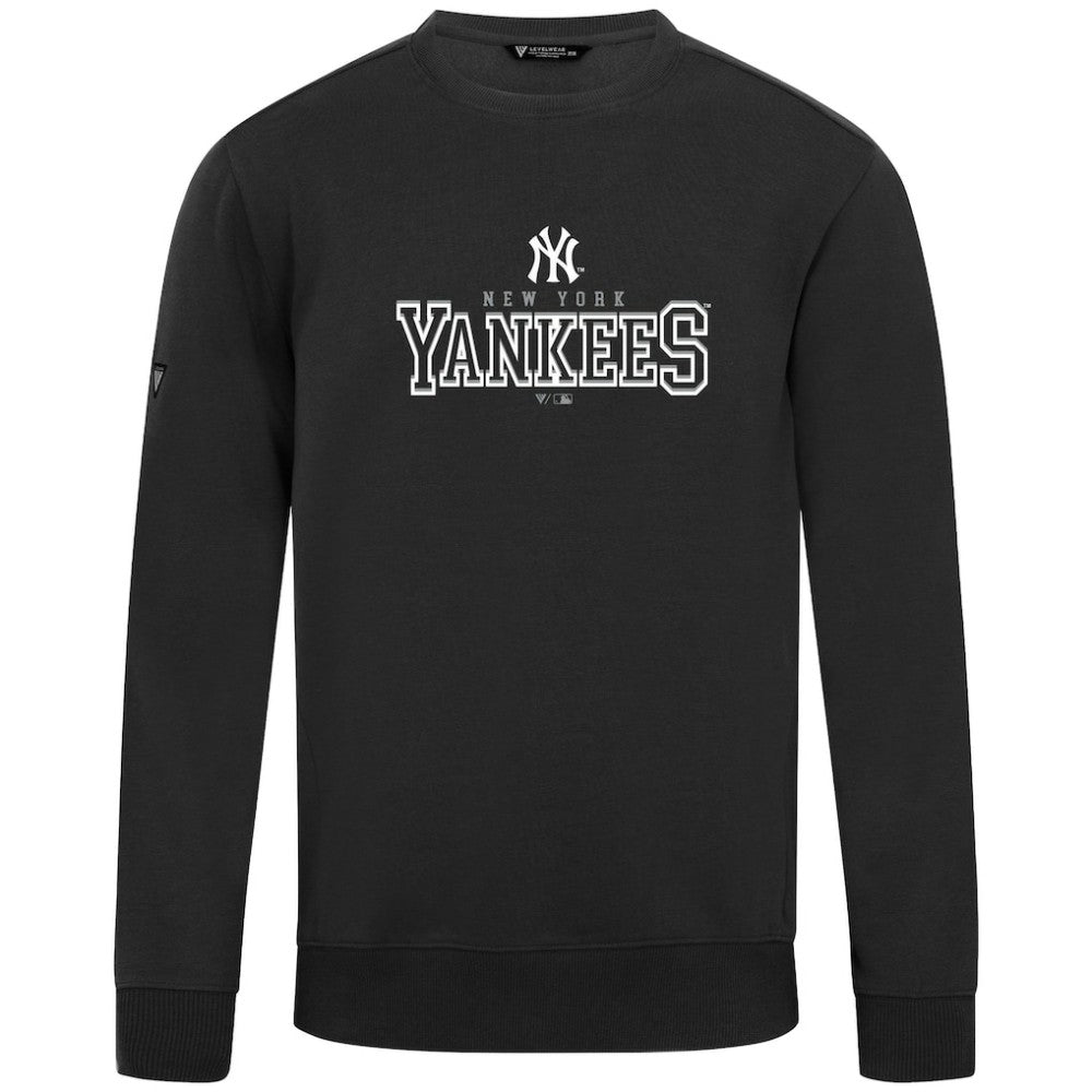 New York Yankees Levelwear Zane Journey Sweatshirt - Black - MLB Discount