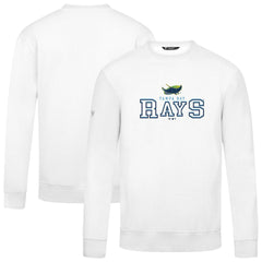 Tampa Bay Rays Levelwear Zane Journey Sweatshirt - White - MLB Sale