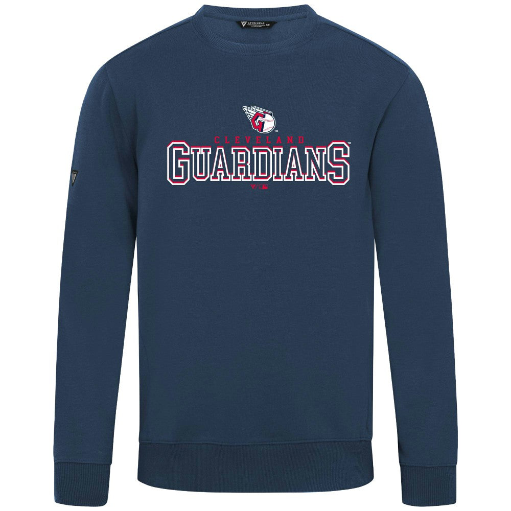 Cleveland Guardians Levelwear Zane Journey Sweatshirt - Navy - MLB on Sale