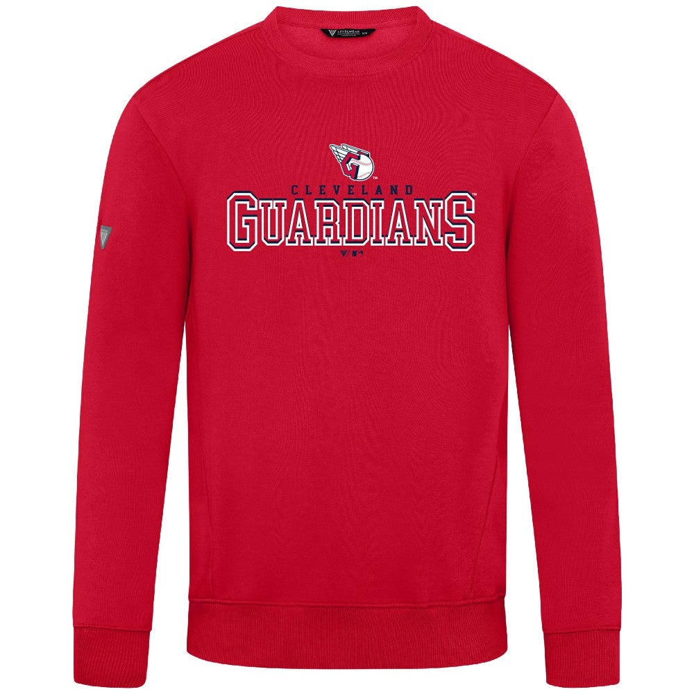 Cleveland Guardians Levelwear Zane Journey Sweatshirt - Red - MLB Online