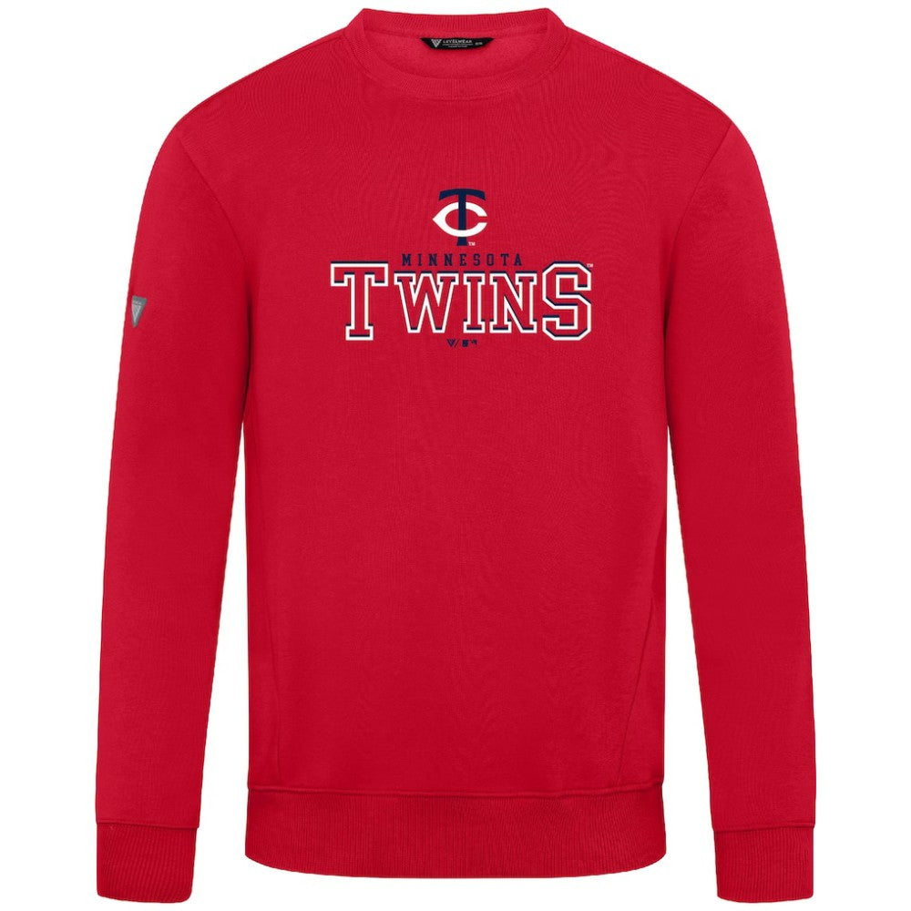 Minnesota Twins Levelwear Zane Journey Sweatshirt - Red - MLB Sale