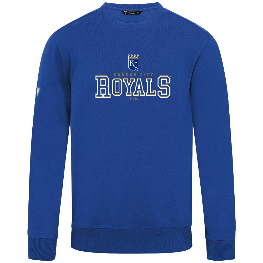 Kansas City Royals Levelwear Zane Journey Sweatshirt - Royal - MLB on Sale