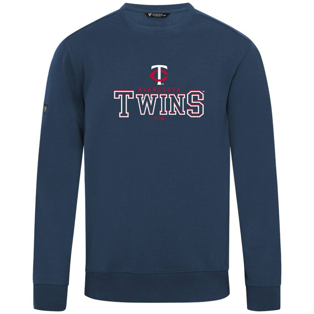 Minnesota Twins Levelwear Zane Journey Sweatshirt - Navy - MLB Discount