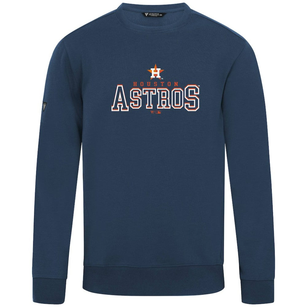 Houston Astros Levelwear Zane Journey Sweatshirt - Navy - MLB Lifestyle