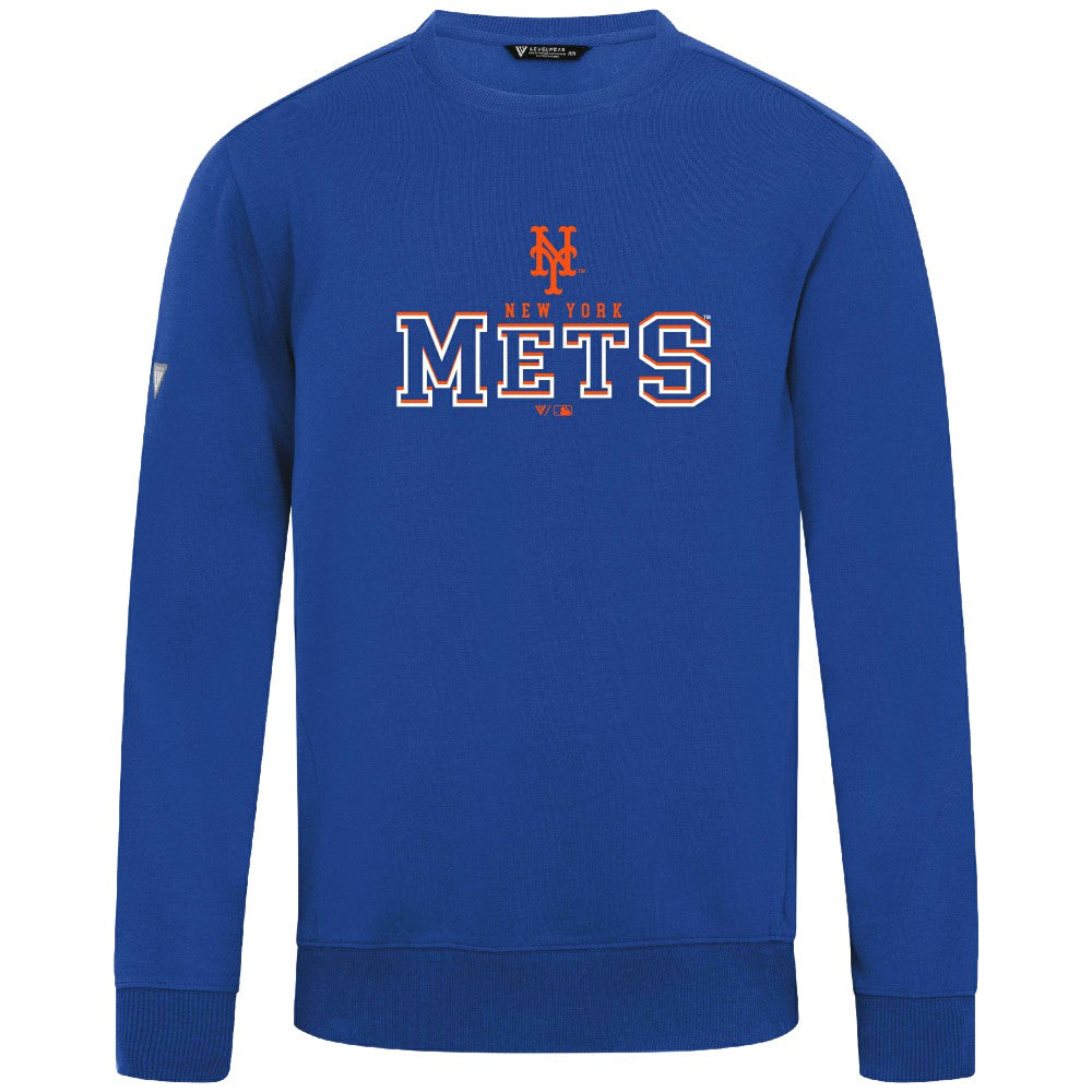 New York Mets Levelwear Zane Journey Sweatshirt - Royal - MLB Lifestyle