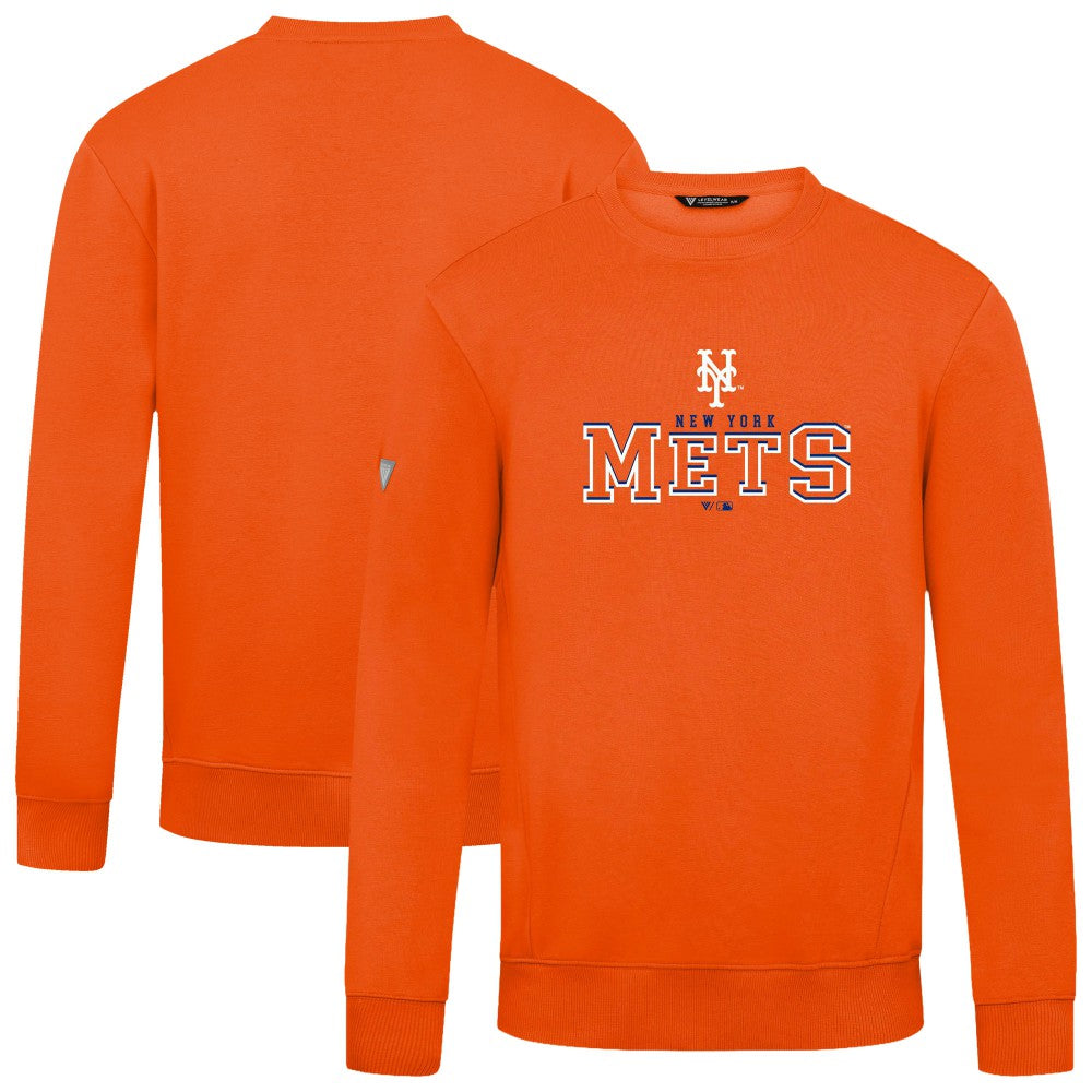 New York Mets Levelwear Zane Journey Sweatshirt - Orange - MLB Sale