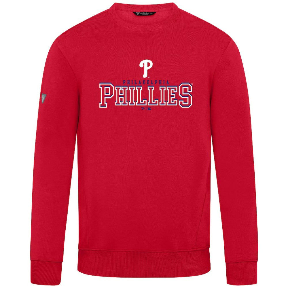 Philadelphia Phillies Levelwear Zane Journey Sweatshirt - Red - MLB Online