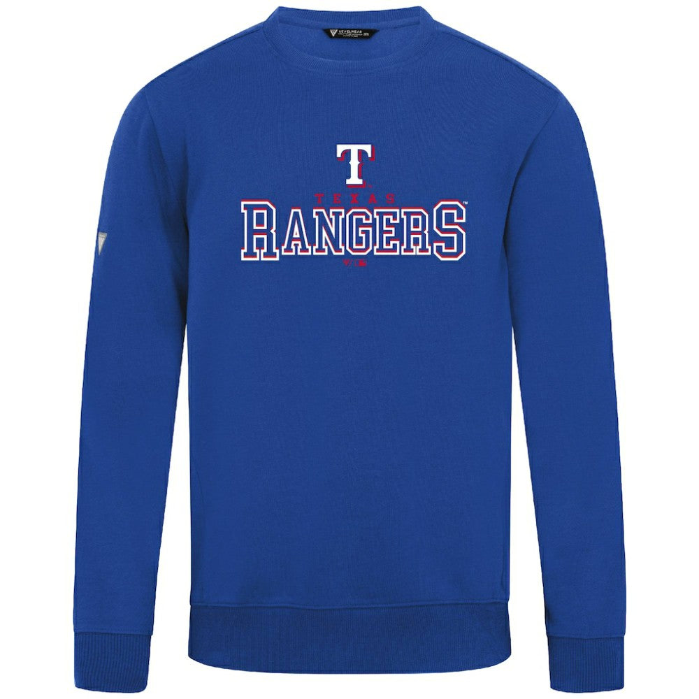 Texas Rangers Levelwear Zane Journey Sweatshirt - Royal - MLB on Sale