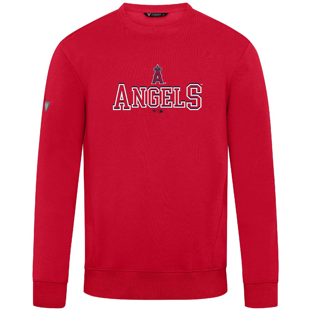 Los Angeles Angels Levelwear Zane Journey Sweatshirt - Red - MLB on Sale