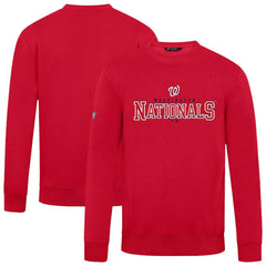 Washington Nationals Levelwear Zane Journey Sweatshirt - Red - MLB on Sale