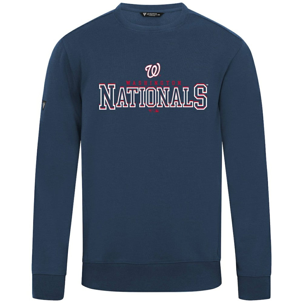 Washington Nationals Levelwear Zane Journey Sweatshirt - Navy - MLB Lifestyle