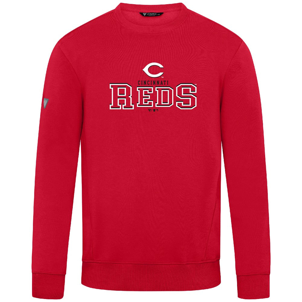 Cincinnati Reds Levelwear Zane Journey Sweatshirt - Red - MLB Sale