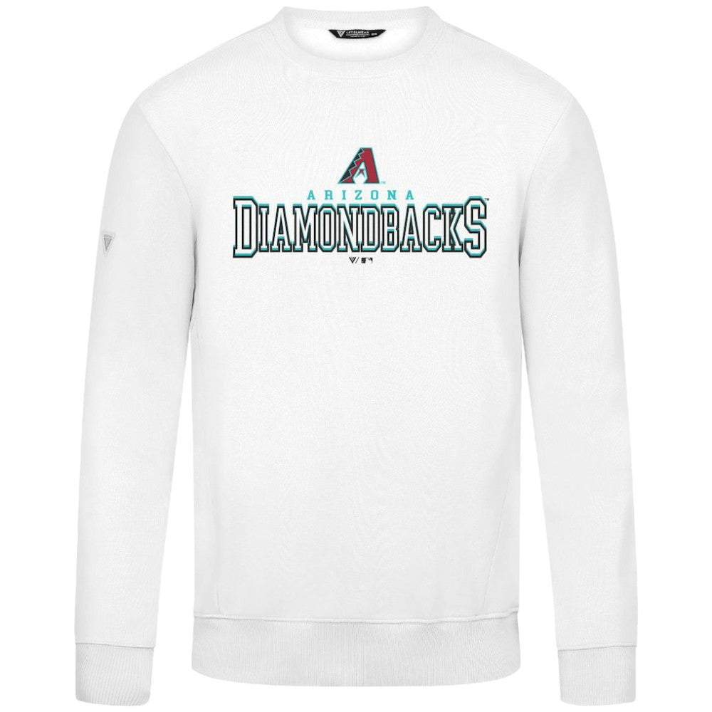 Arizona Diamondbacks Levelwear Zane Journey Sweatshirt - White - MLB Discount