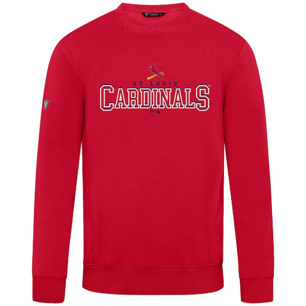 St. Louis Cardinals Levelwear Zane Journey Sweatshirt - Red - MLB Sale