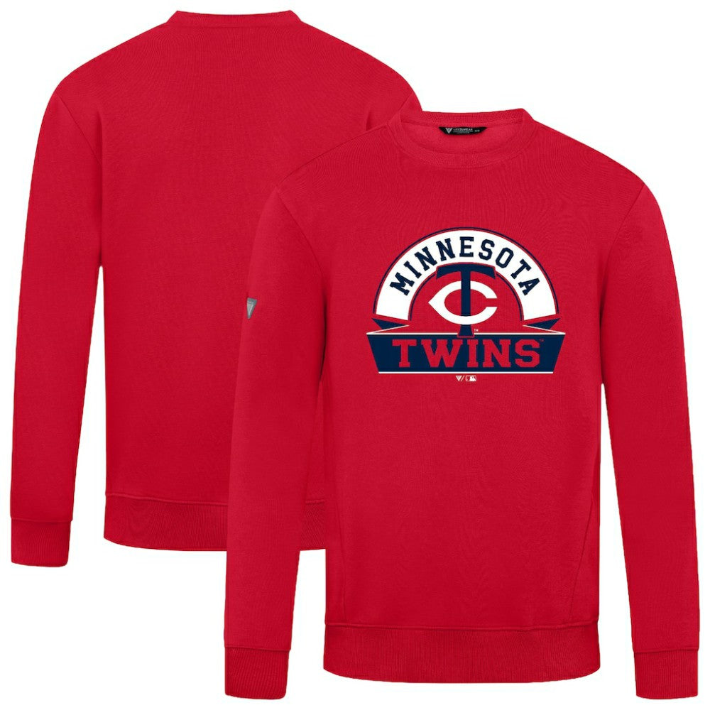 Minnesota Twins Levelwear Zane Banner Arch Sweatshirt - Red - MLB on Sale