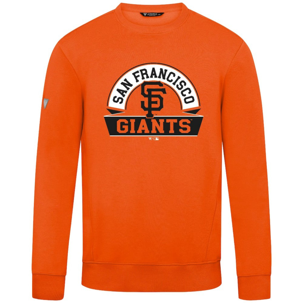 San Francisco Giants Levelwear Zane Banner Arch Sweatshirt - Orange - MLB Online