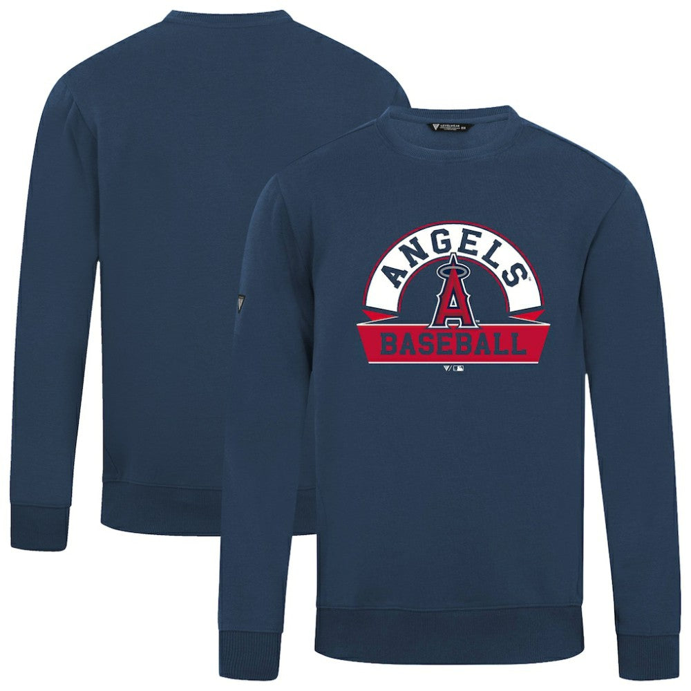 Los Angeles Angels Levelwear Zane Banner Arch Sweatshirt - Navy - MLB Lifestyle