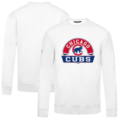 Chicago Cubs Levelwear Zane Banner Arch Sweatshirt - White - MLB Online