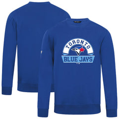Toronto Blue Jays Levelwear Zane Banner Arch Sweatshirt - Royal - MLB Discount