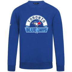 Toronto Blue Jays Levelwear Zane Banner Arch Sweatshirt - Royal - MLB Discount