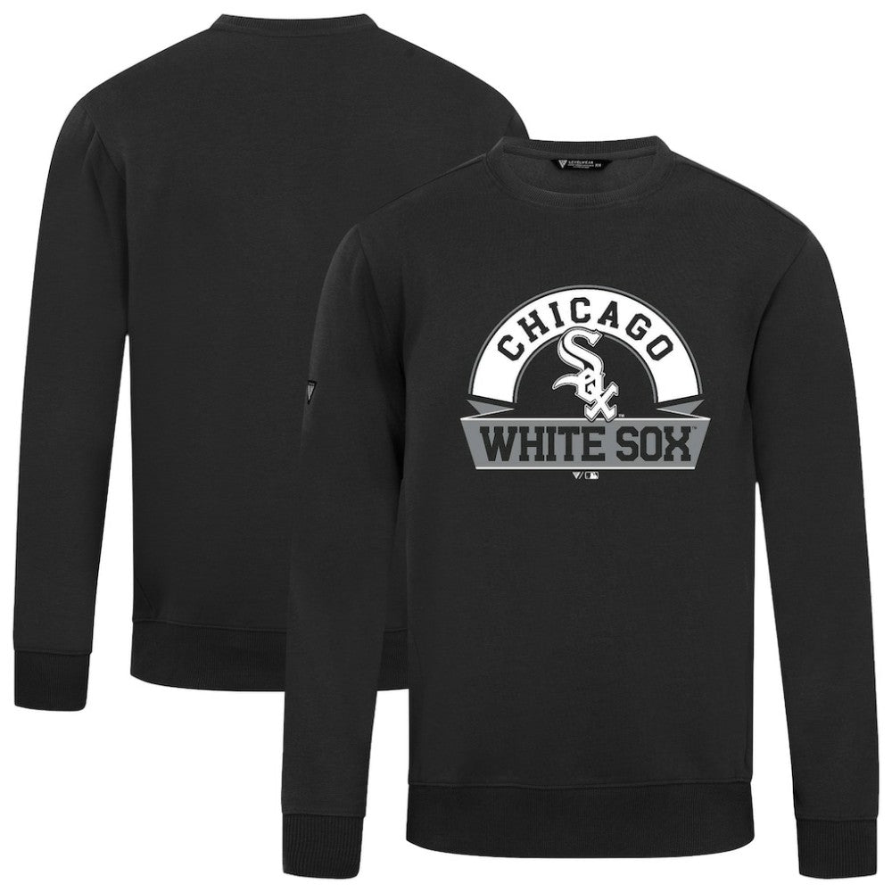 Chicago White Sox Levelwear Zane Banner Arch Sweatshirt - Black - MLB on Sale