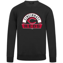 Cincinnati Reds Levelwear Zane Banner Arch Sweatshirt - Black - MLB on Sale