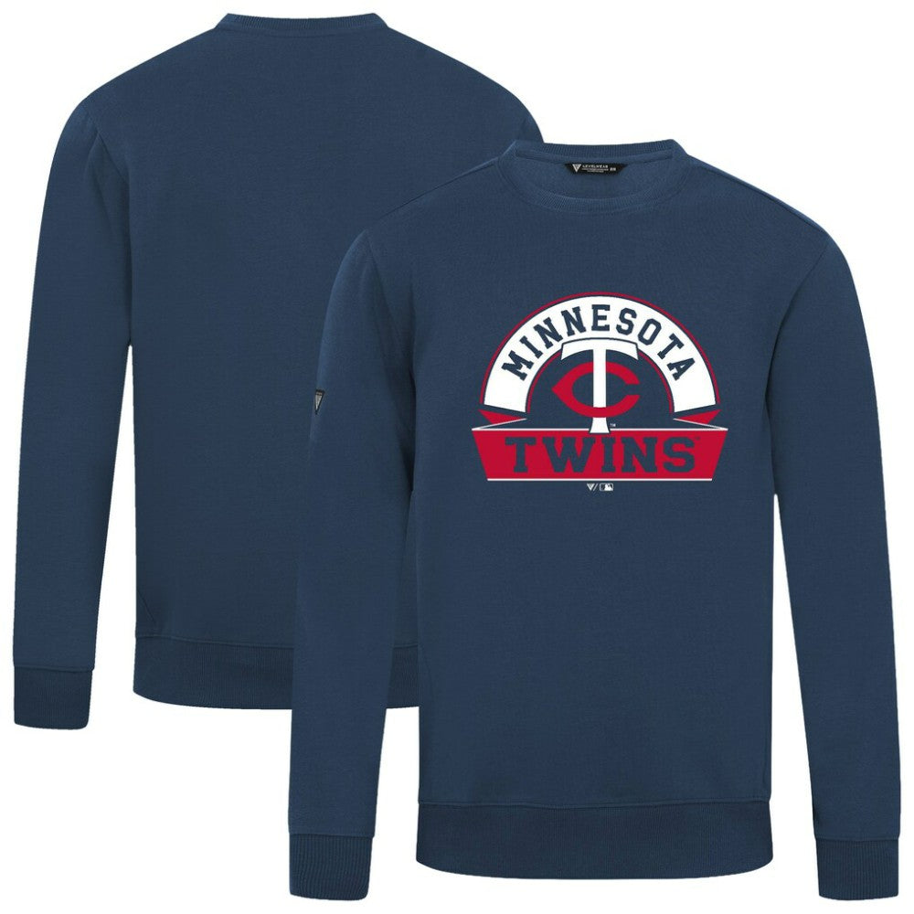 Minnesota Twins Levelwear Zane Banner Arch Sweatshirt - Navy - MLB on Sale